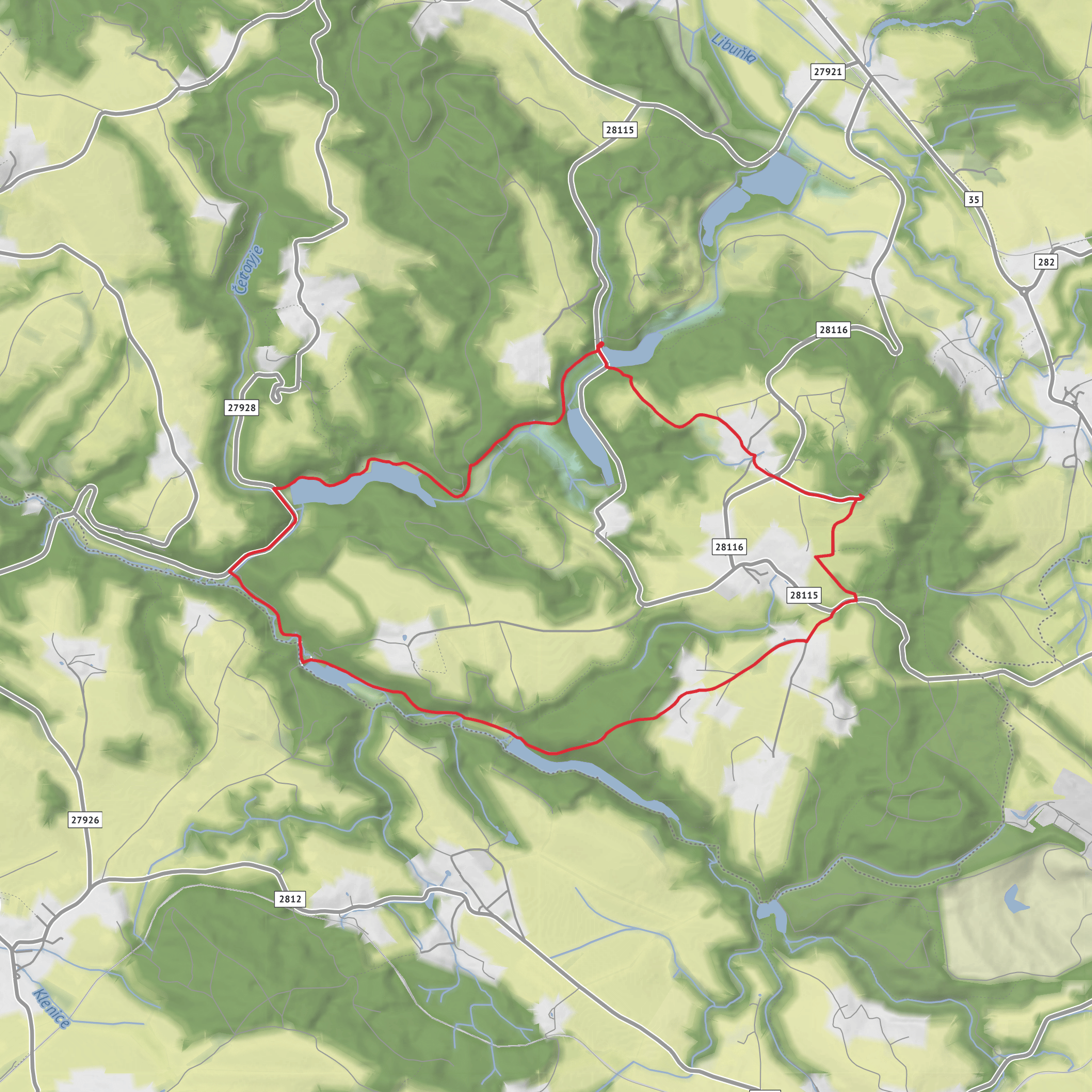Trosky - Okruh mobile static map
