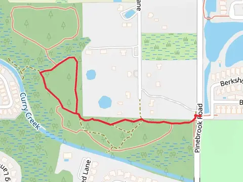 Loop beside Curry Creek from Pinebrook Road
