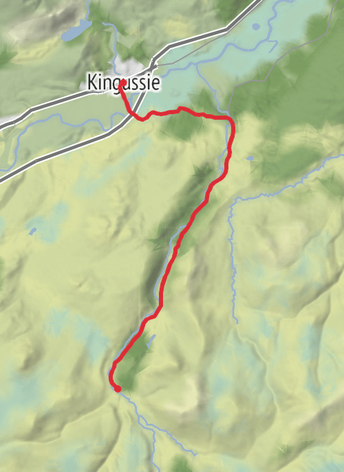 Hike from Scotland mobile static map