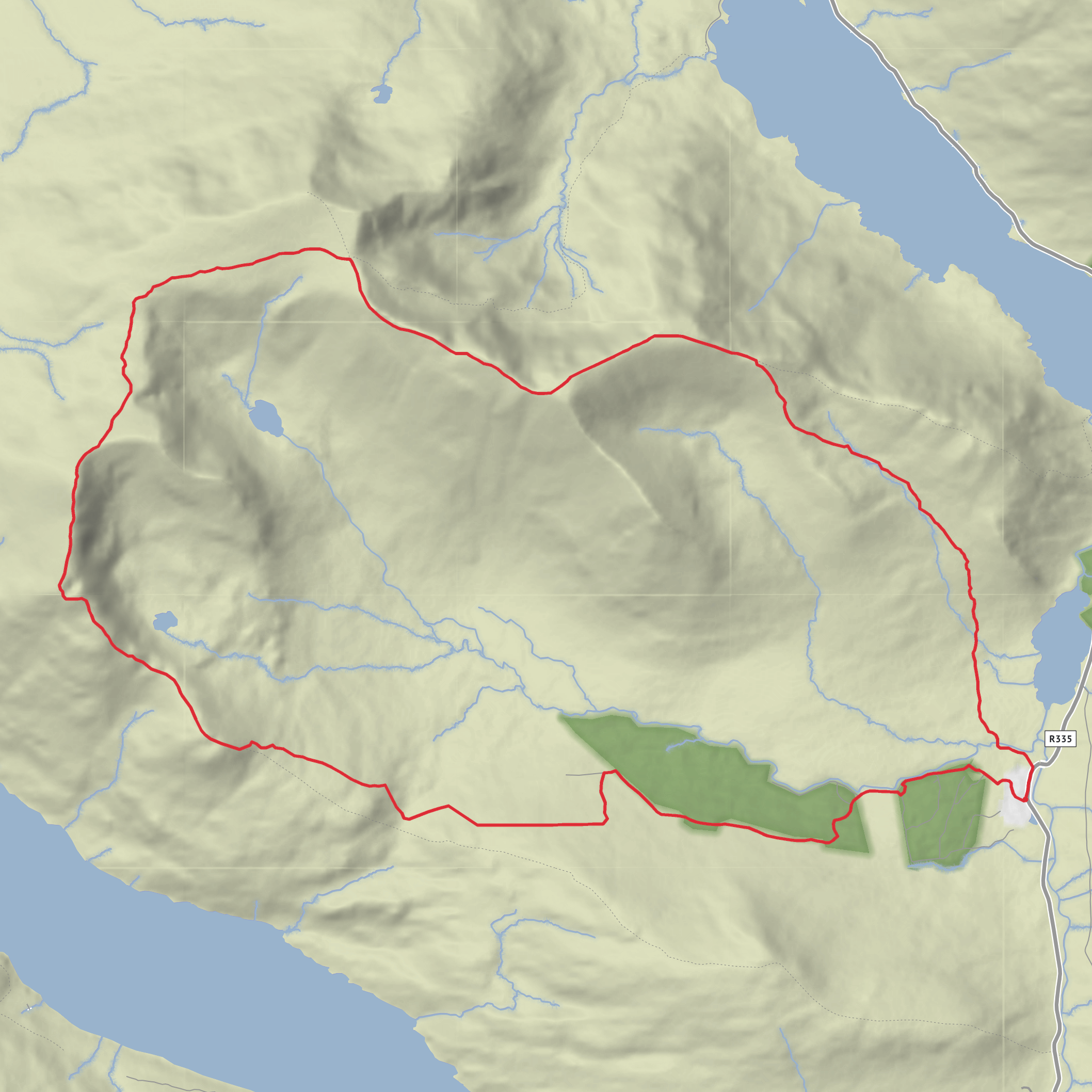 Mweelrea Loop from Delphi Resort mobile static map