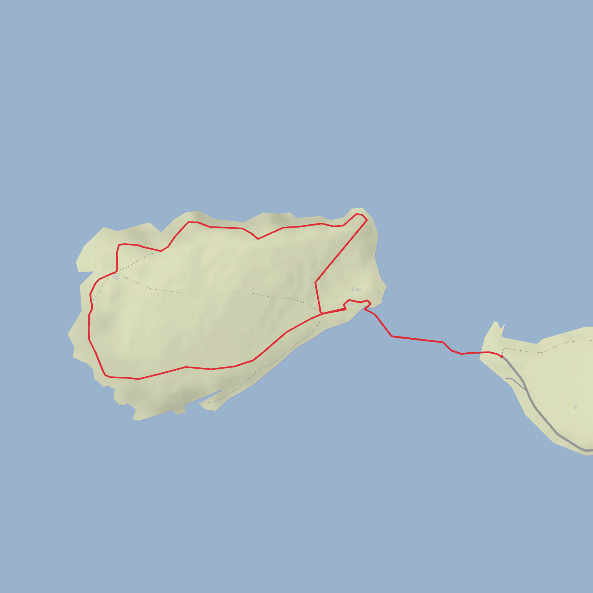 Brough Head Loop mobile static map