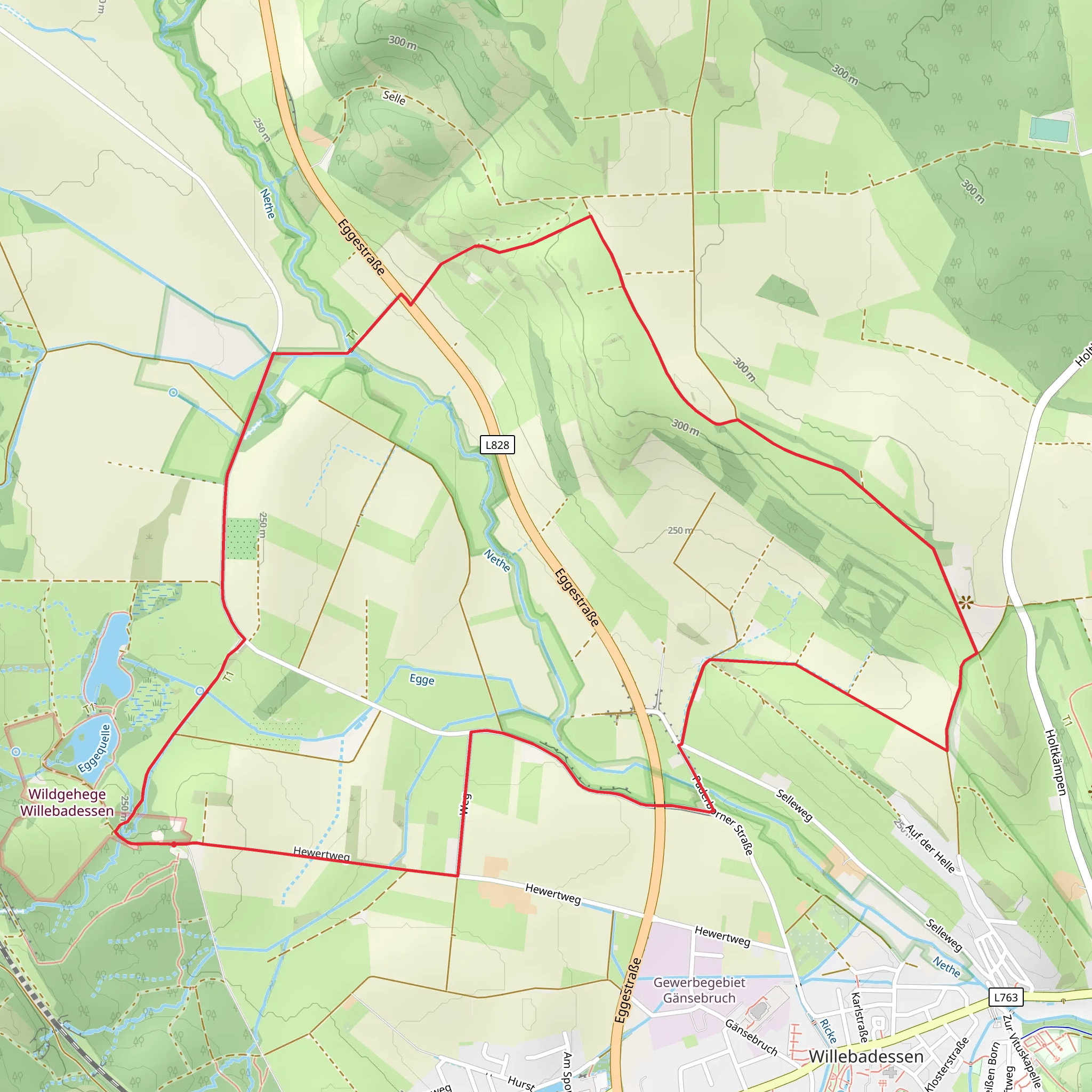 Hitgenheierweg Loop mobile static map