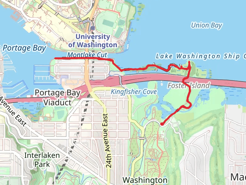 Foster Point Trail and Arboretum Waterfront Trail
