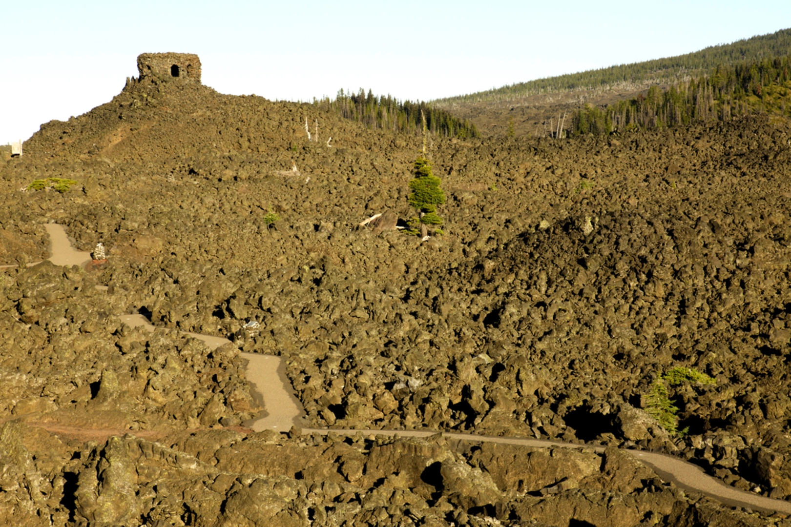 An image depicting the trail Lava River National Recreation Trail and its surrounding area.