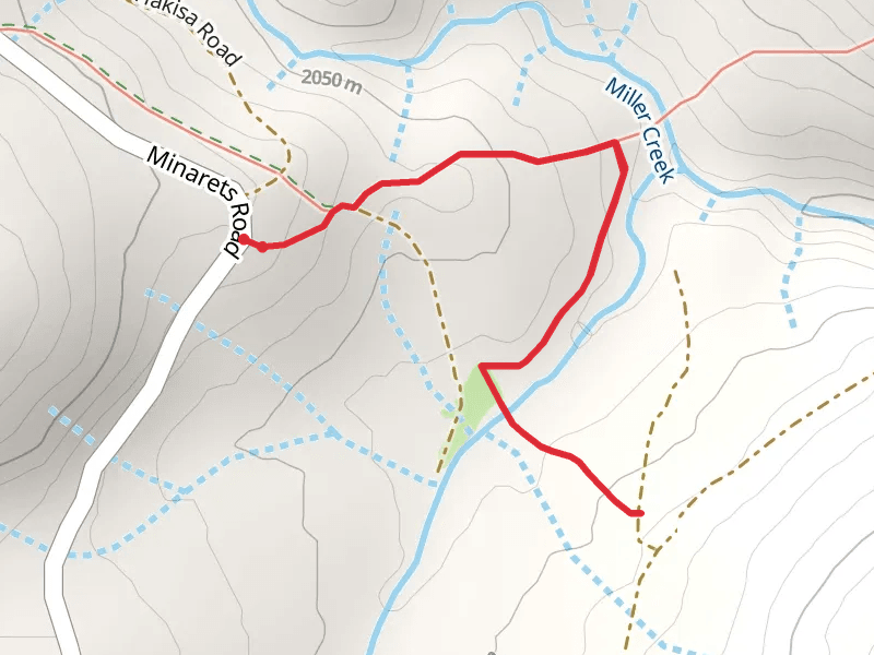 Mccreary Cutoff Trail via Miller Creek Trail