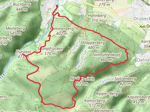 Harzklub Weg and Handweg Halberstaedter Berg Loop