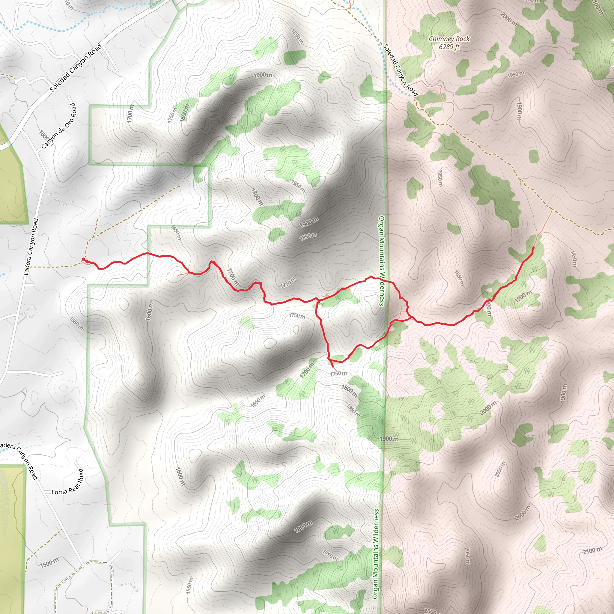 Achenback Tank Loop mobile static map