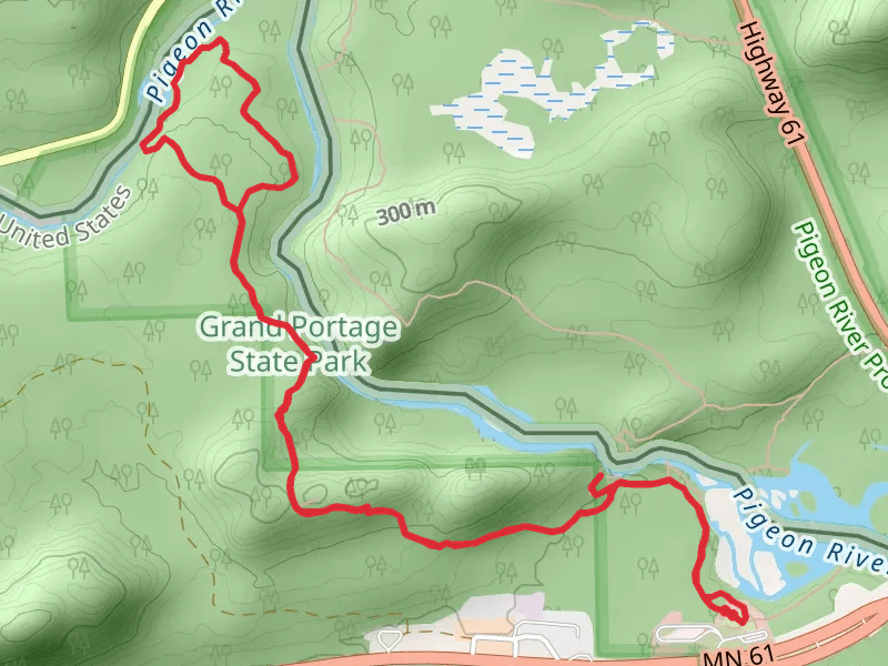 Pigeon River - Middle Falls Loop