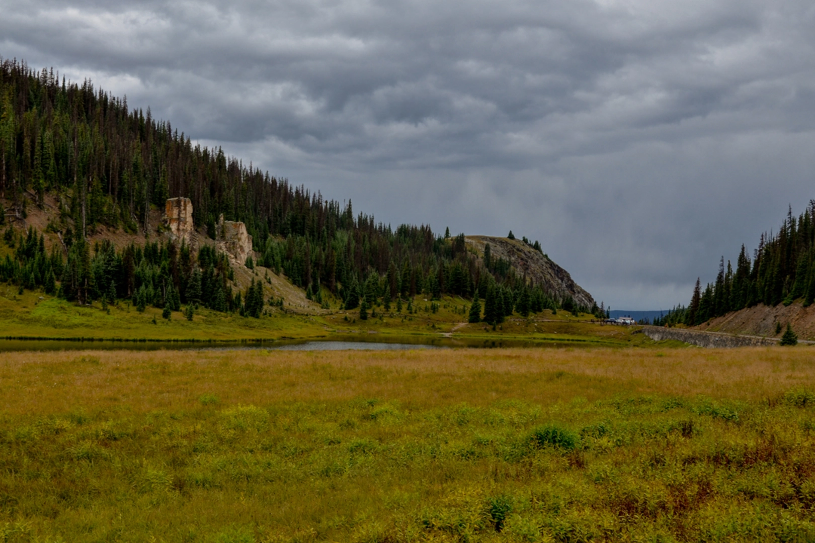 An image depicting the trail Forest Canyon Pass Trail and its surrounding area.