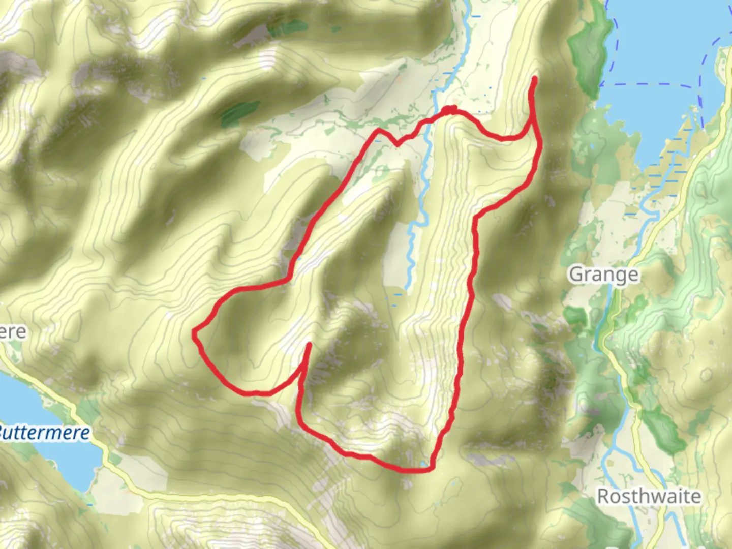 An image depicting the trail Newlands Horseshoe and its surrounding area.