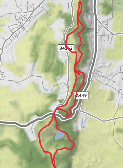 Malvern Hills National Landscape - Jul 18 mobile static map