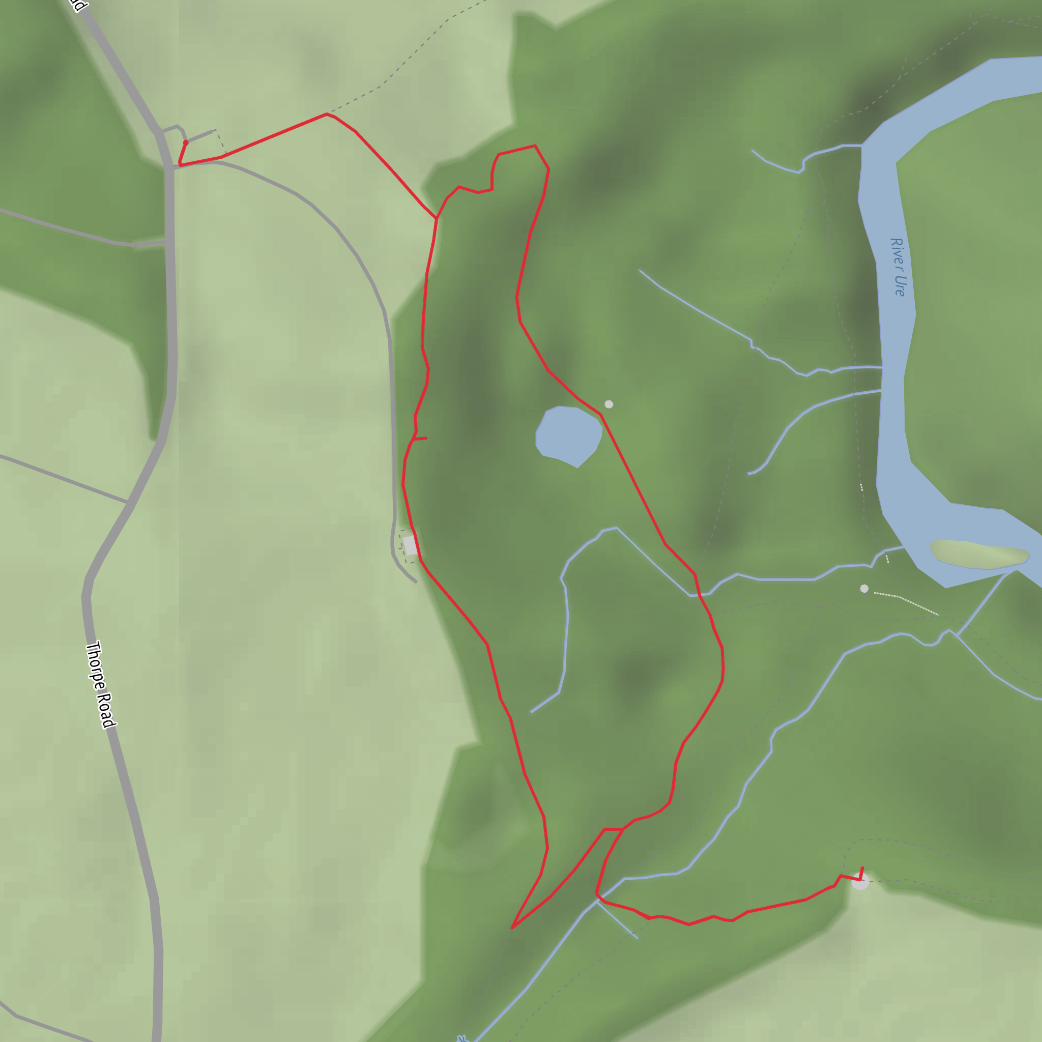 Rustic Temple, Mowbray Castle and Lover's Leap Loop mobile static map