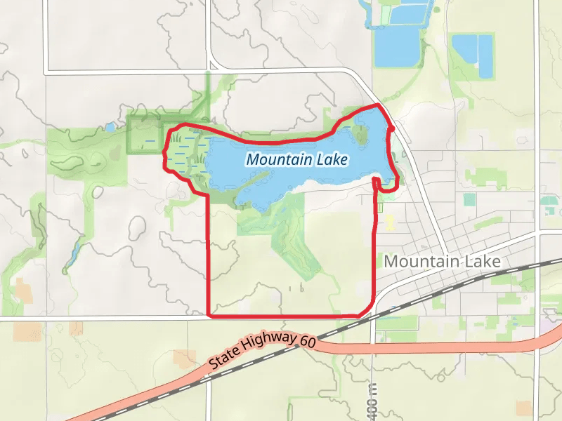 Mountain Lake Cycle Path