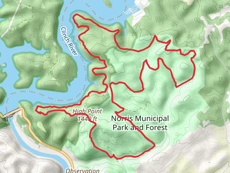 Lake View Trail, Clear Creek and High Point Loop