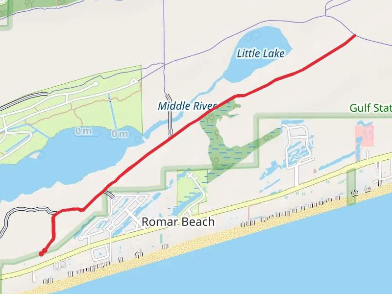 Middle River via Rosemary Dunes Trail