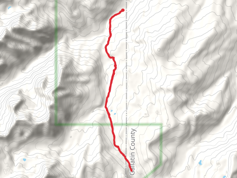 Lightning Creek Trail via Taylor Falls Trail