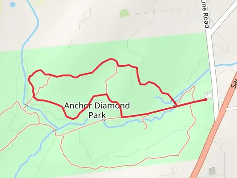 Stonewall Trail - Blue and Hawkwood Trail - White Loop
