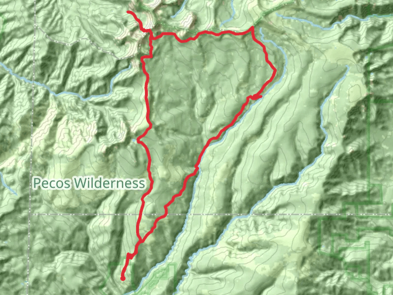 Jack's Creek, Rio Quemado and Pecos Loop Trail