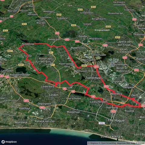 Plaspoelpolderpad, Houtzaagmolenpad, Westvlietweg, Duinwaterpad and Gravenpad