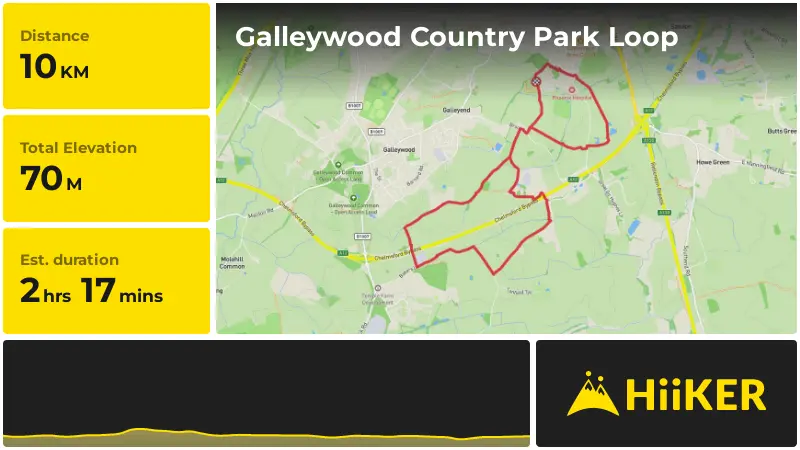| Galleywood Country Park Loop