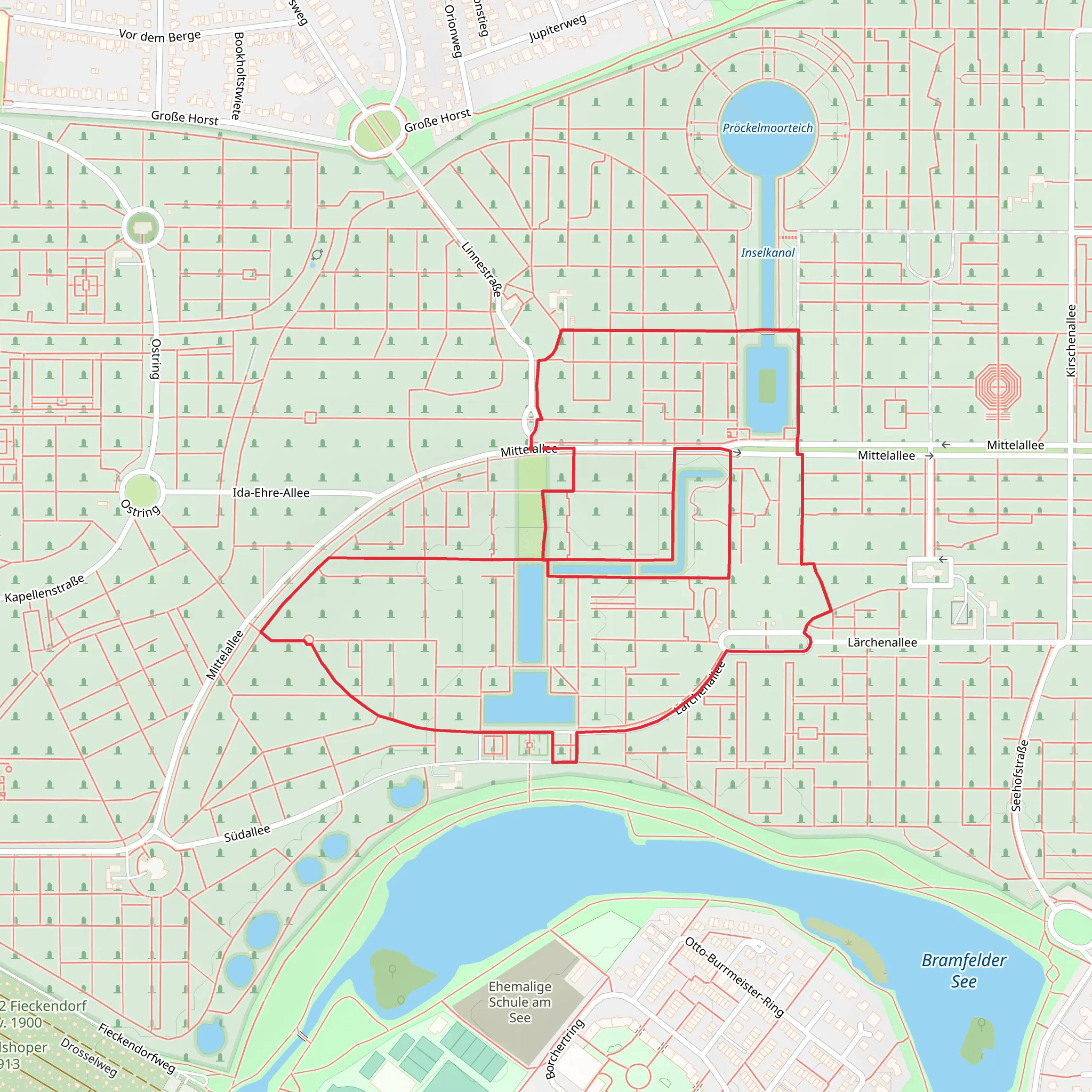 Ohlsdorf Circle mobile static map