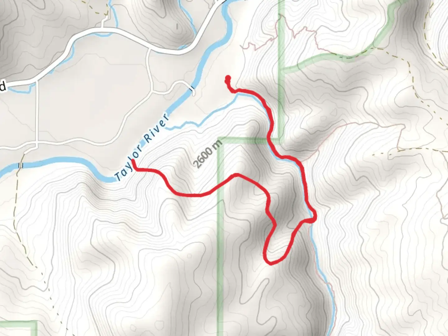An image depicting the trail Moonlight Trail via Pine Creek Trail and its surrounding area.
