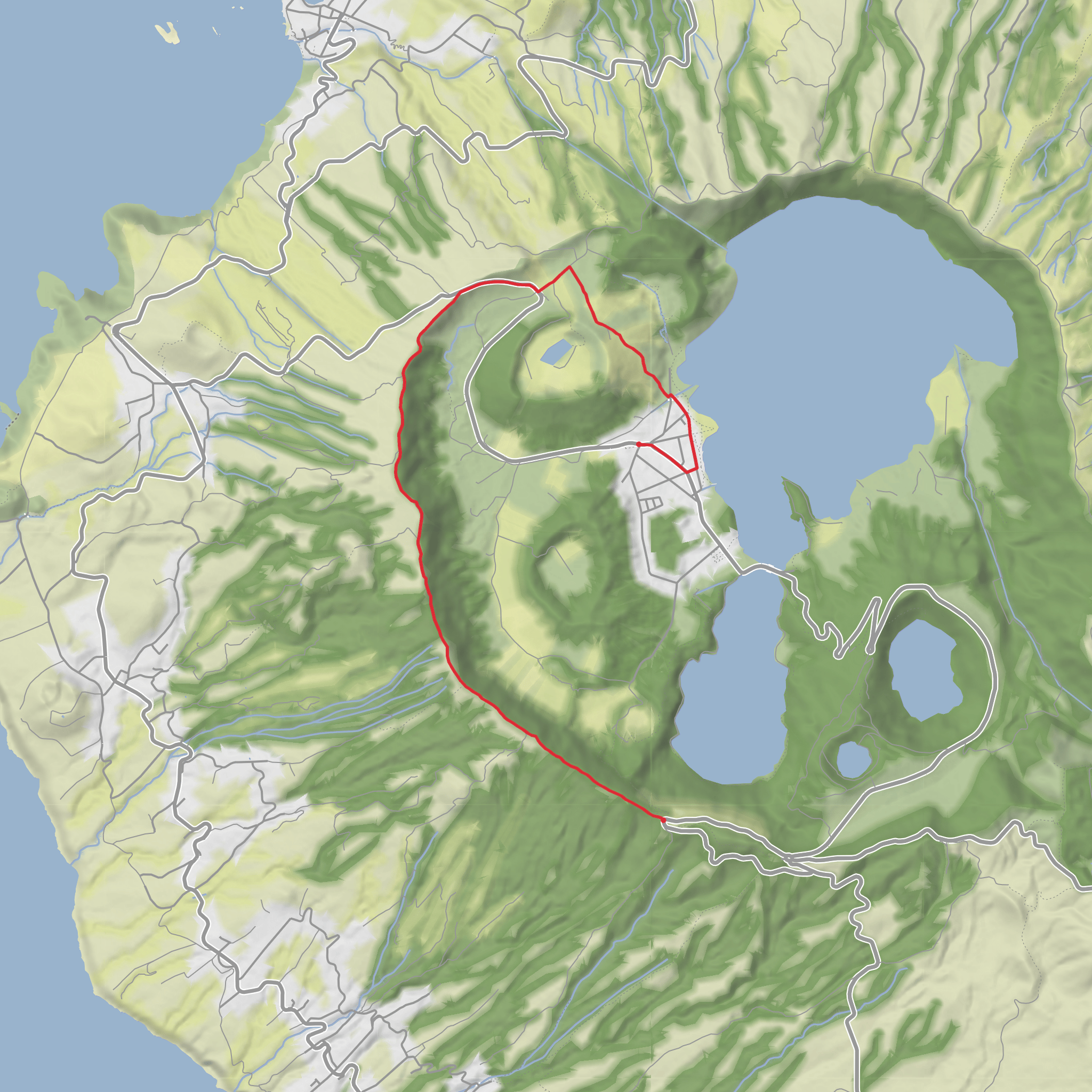 Vista do Rei, Pico do Faial and Blue Lagoon mobile static map