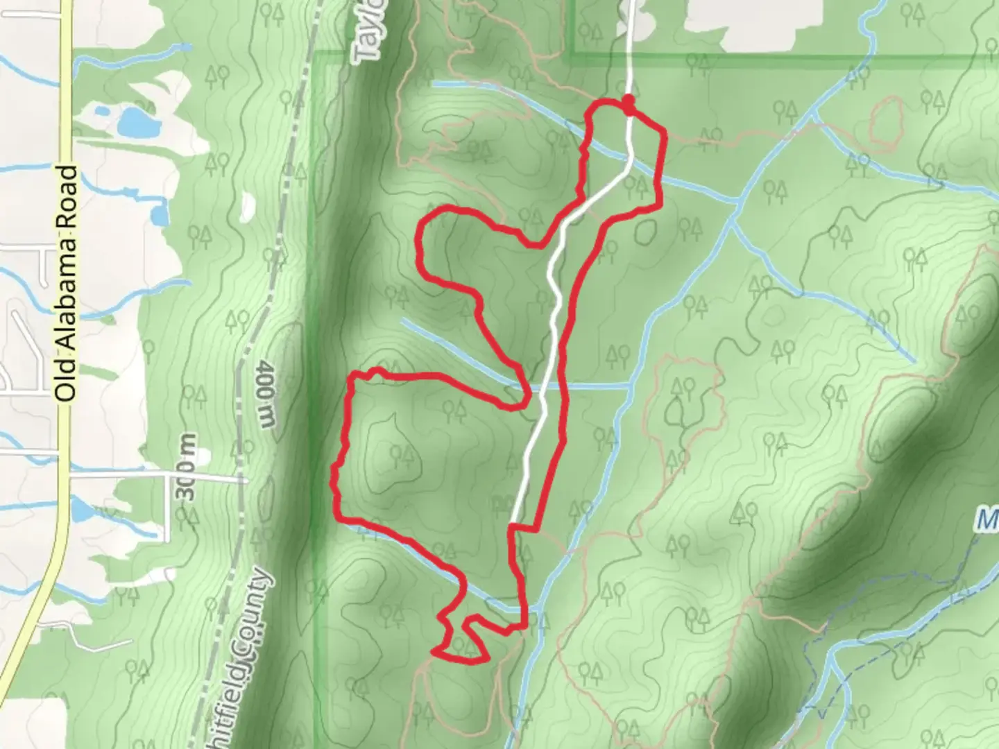 An image depicting the trail Plantation Ridge Trail and Dry Creek Loop Trail and its surrounding area.