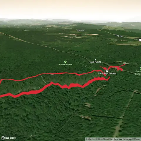 Foster Falls via Fiery Gizzard Trail and Climbers Loop Trail