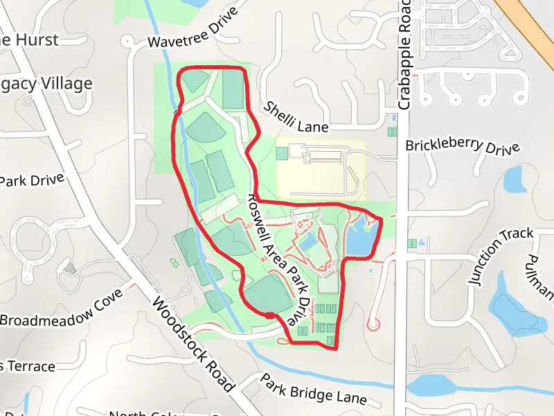 Roswell Area Park Loop