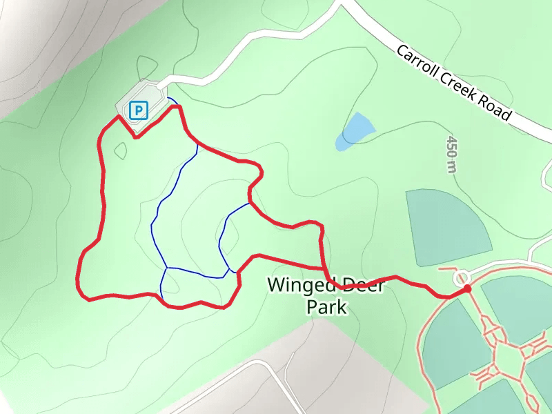 Winged deer Park Loop