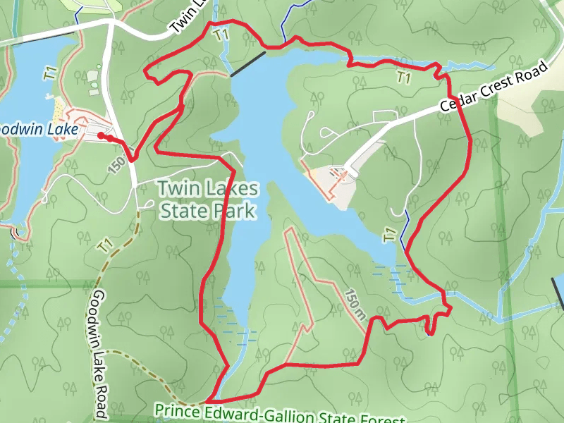 Prince Edward Lake Loop