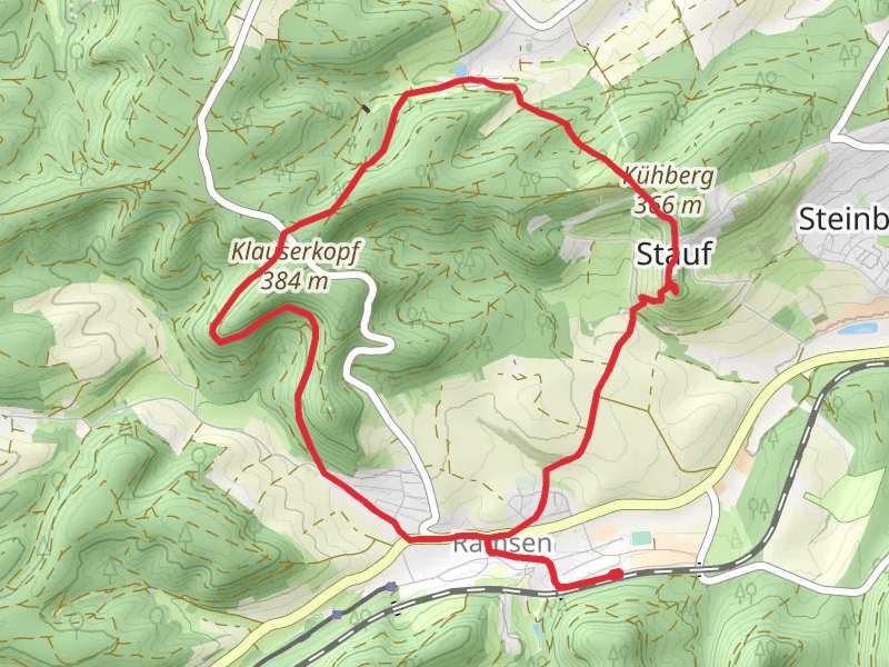 Mennonitenfriedhof and Schloßerg Loop via Ripperterstraße - Ramsen
