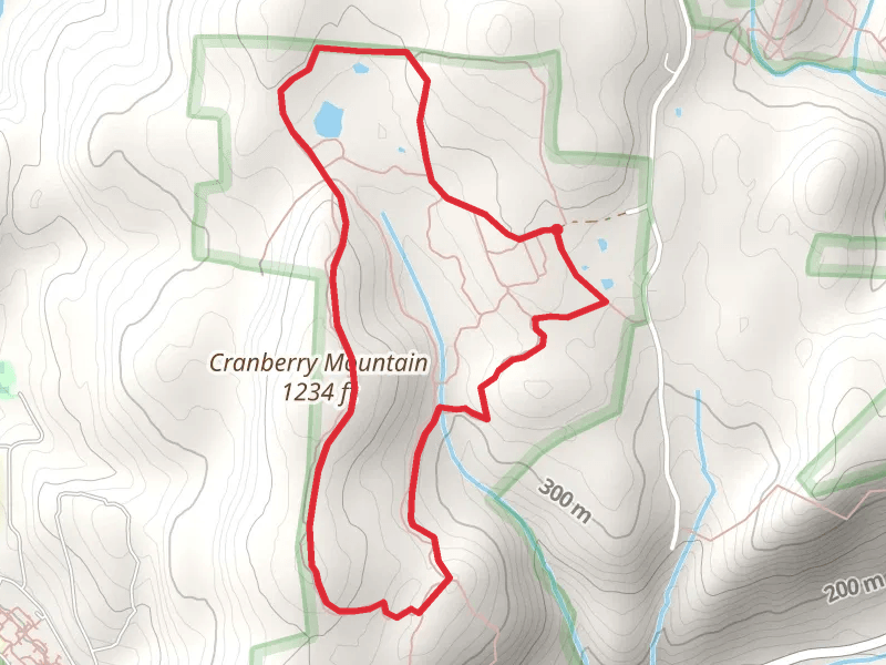 Cranberry Mountain Loop from Stagecoach Road
