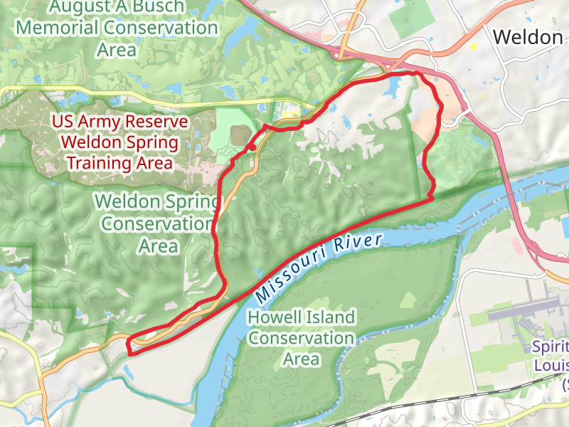 Hamburg, Katy and Busch Greenway Loop Trail