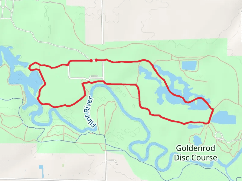 Loop around Flint River