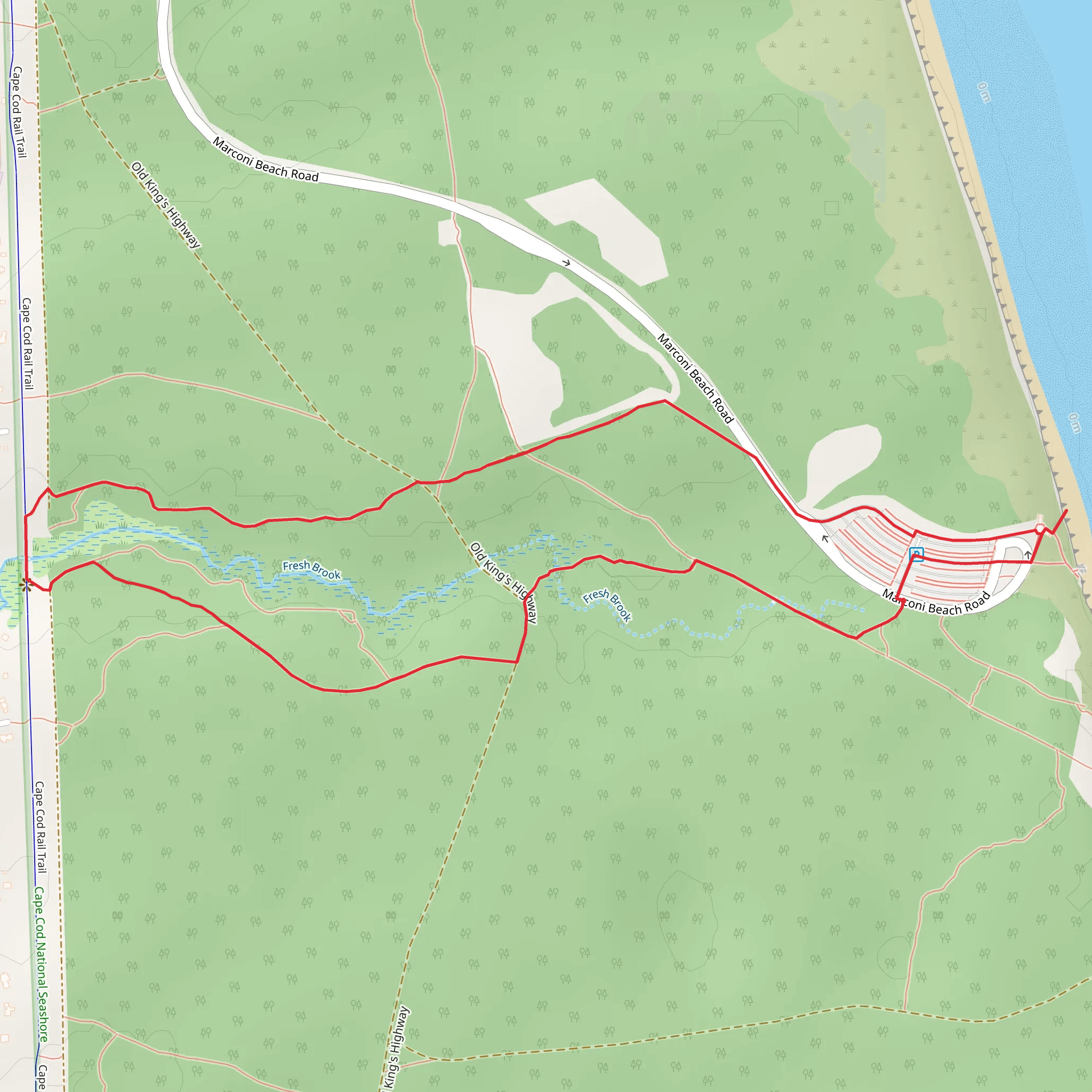 Fresh Brook Loop mobile static map