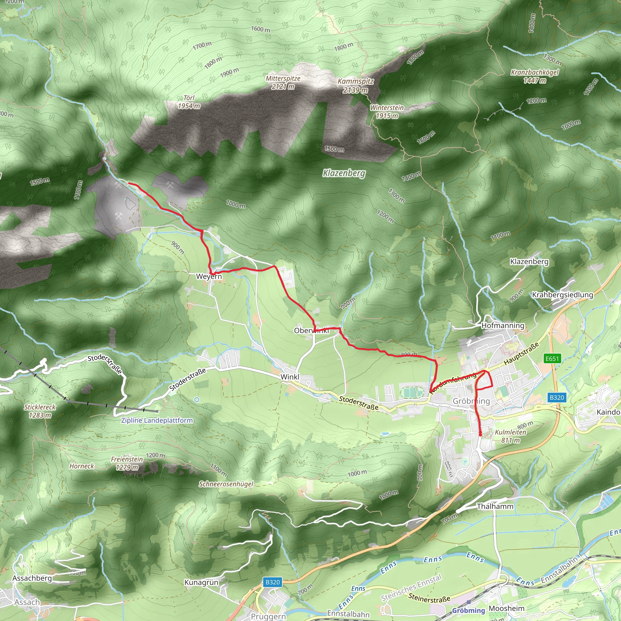 Franz Xaver Mayr Way mobile static map