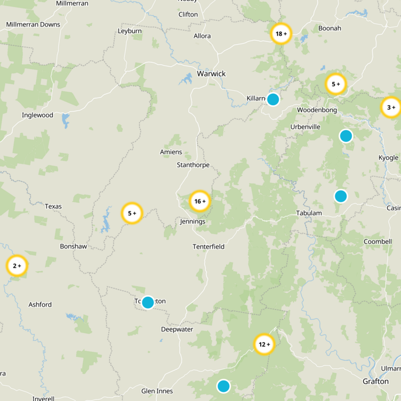 Southern Downs Regional Static Map