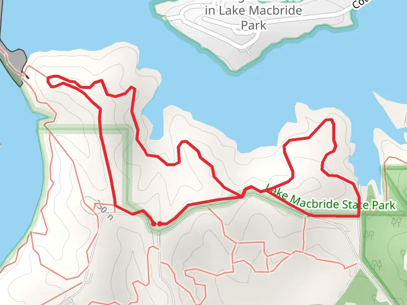 Lake MacBride Overlook Loop