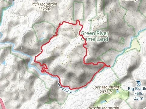 Bluff, Pulliam Creek and Green River Cove Loop Trail
