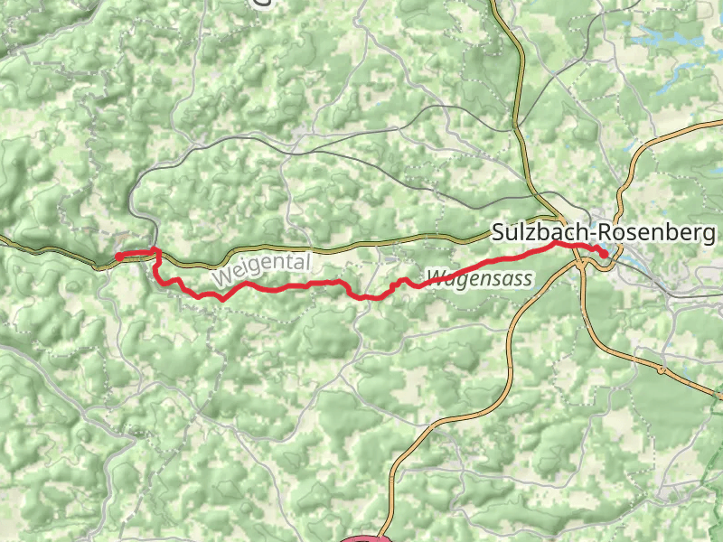 Hartmannshof to Sulzbach Rosenberg Walk