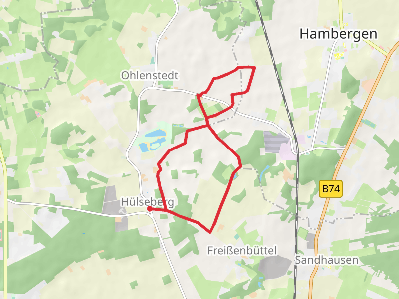 Giehler Bach Loop from Huelseberg