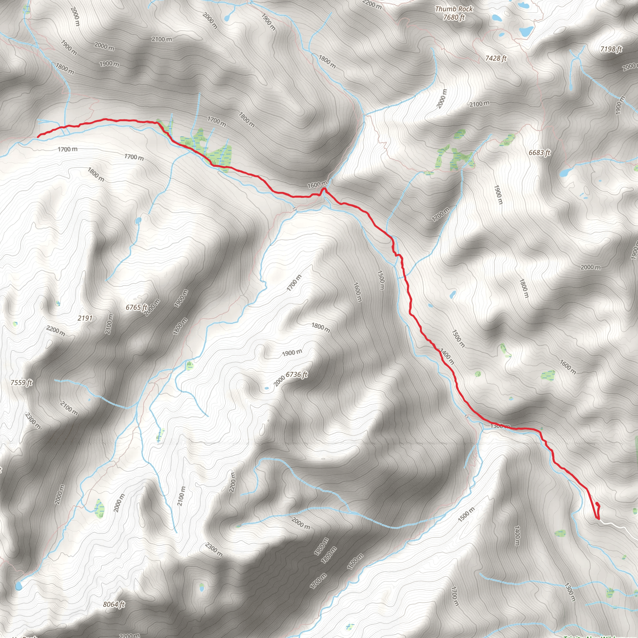 Swift Creek Trail - 8W15 mobile static map