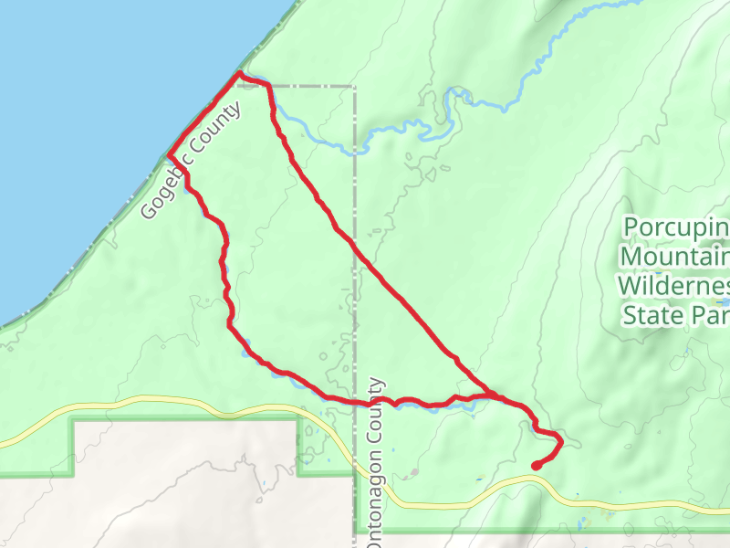 Cross, Lake Superior and Little Carp River Loop Trail
