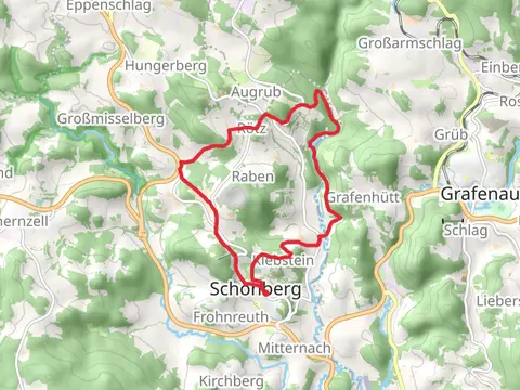 Stausee-Hartmannsreit via Ahorn and Rundwanderweg 3