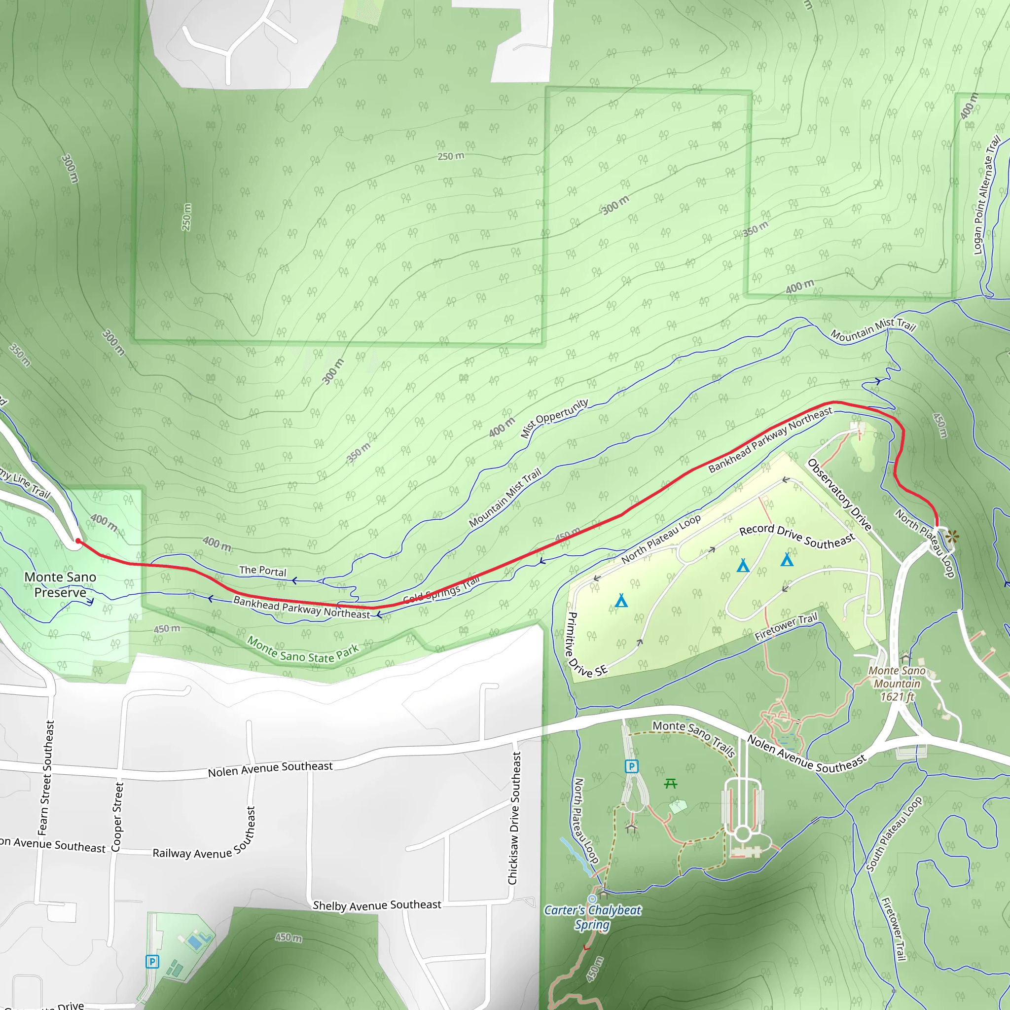 Bankhead Parkway Northeast mobile static map