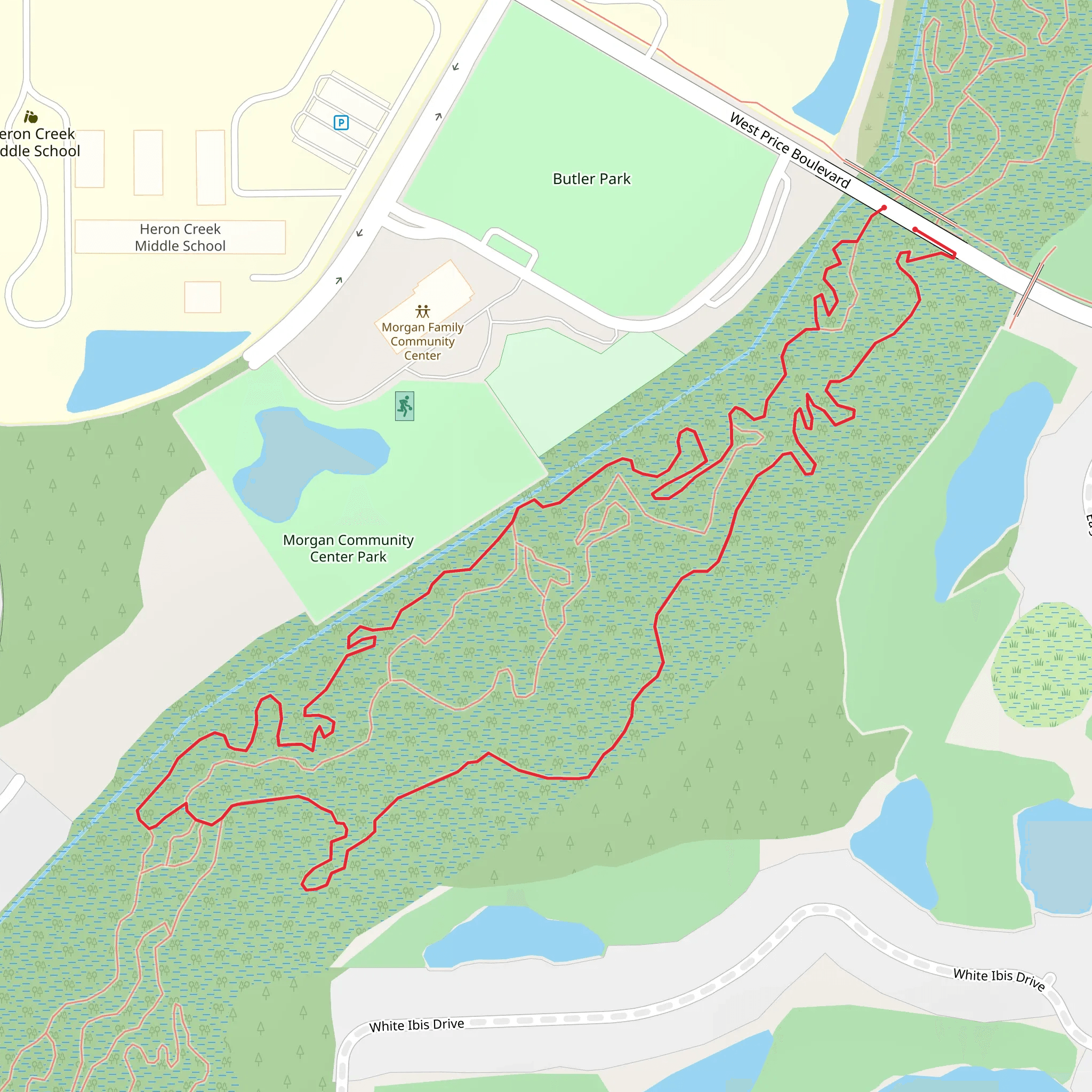 Big Slough Loop mobile static map