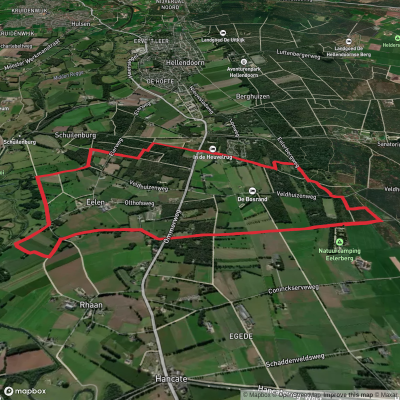 Ossenkamp Weg and Twente Eelerberg - Gele Loop