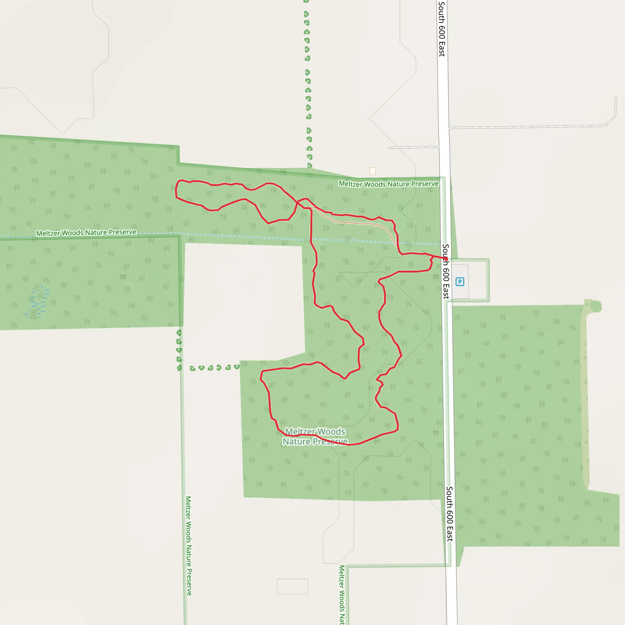South 600 E Loop mobile static map